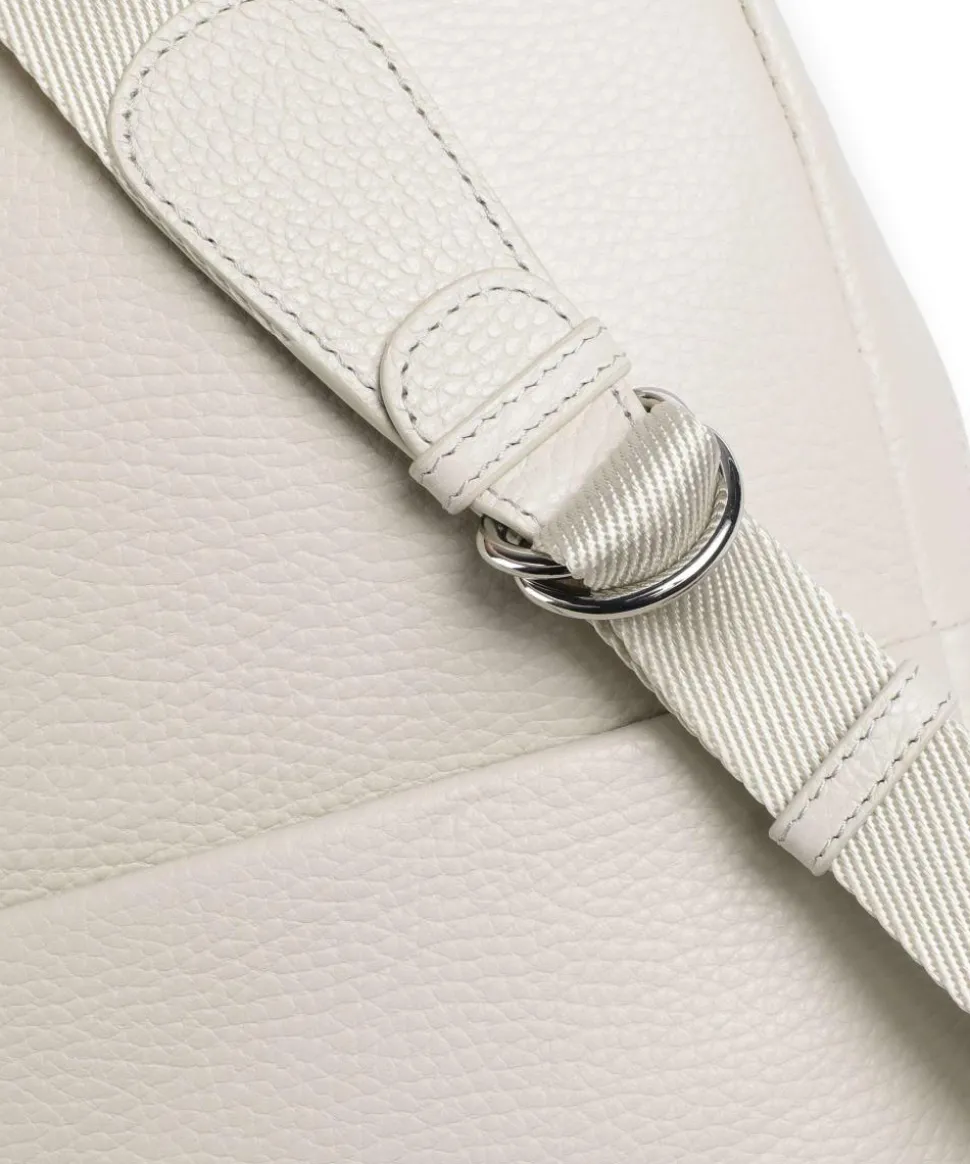 Mellow Leather Rucksack genarbtes Kalbsleder creme