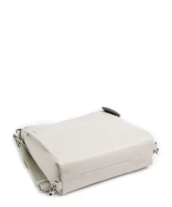 Mellow Leather Rucksack-Tasche genarbtes Kalbsleder creme