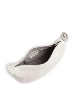 Mellow Leather Schultertasche genarbtes Kalbsleder creme