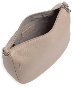 Mellow Leather Umhängetasche genarbtes Kalbsleder taupe