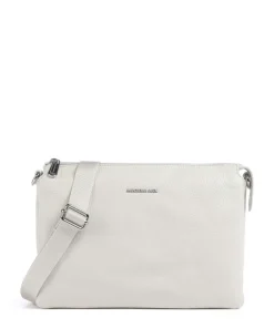 Mellow Leather Umhängetasche genarbtes Kalbsleder creme