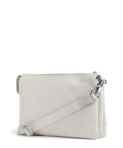 Mellow Leather Umhängetasche genarbtes Kalbsleder creme