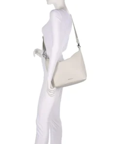 Mellow Leather Umhängetasche genarbtes Kalbsleder creme