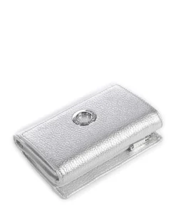 Mellow Metal Geldbörse genarbtes Kalbsleder silber