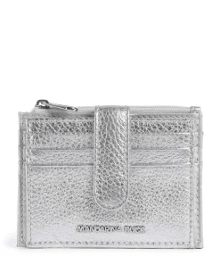 Mellow Metal Kreditkartenetui genarbtes Kalbsleder silber