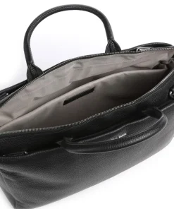 Mellow Urban Aktentasche 14″ genarbtes Kalbsleder schwarz