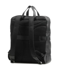 Mellow Urban Rucksack 13″ genarbtes Kalbsleder schwarz