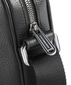 Mellow Urban Umhängetasche genarbtes Kalbsleder schwarz