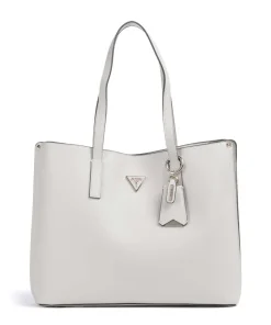 Meridian Shopper Lederimitat hellgrau