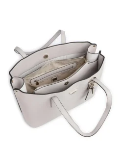 Meridian Shopper Lederimitat hellgrau