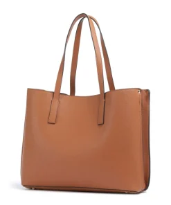 Meridian Shopper Lederimitat cognac