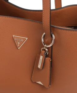 Meridian Shopper Lederimitat cognac