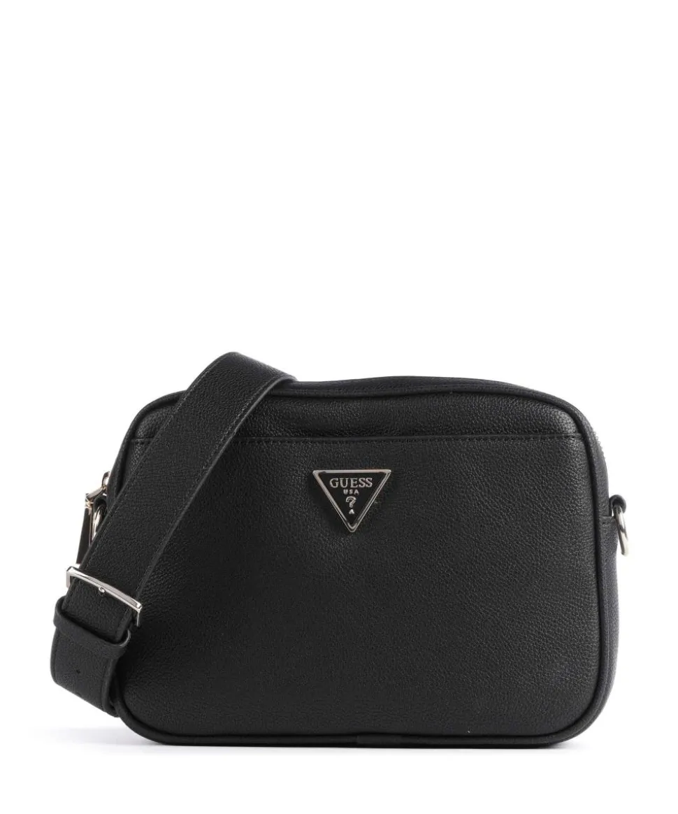 Meridian Umhängetasche Lederimitat schwarz