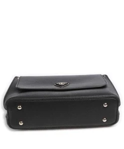 Meridian Umhängetasche Lederimitat schwarz