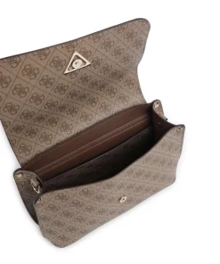 Meridian Umhängetasche Lederimitat hellbraun