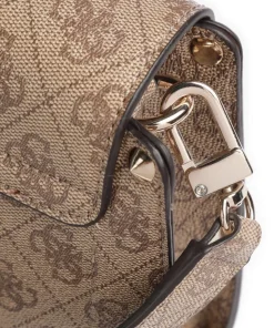 Meridian Umhängetasche Lederimitat hellbraun