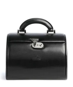 Merino 4 Etagen Schmuckkasten Lederimitat schwarz