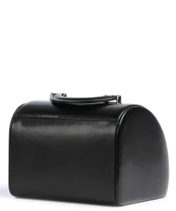 Merino 4 Etagen Schmuckkasten Lederimitat schwarz