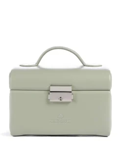 Merino Moda Schmuckkasten Lederimitat pistazie