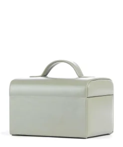 Merino Moda Schmuckkasten Lederimitat pistazie