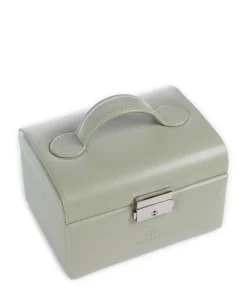 Merino Moda Schmuckkasten Lederimitat pistazie