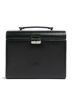 Merino Moda Schmuckkasten Lederimitat schwarz