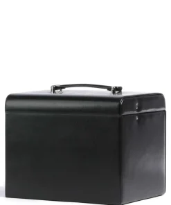 Merino Moda Schmuckkasten Lederimitat schwarz