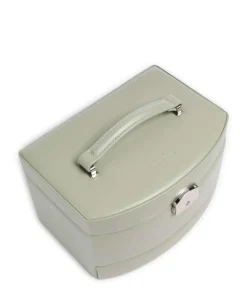 Merino Moda Schmuckkasten Lederimitat pistazie