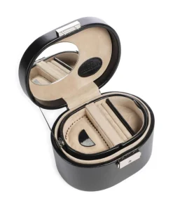 Merino Schmuckkasten Lederimitat schwarz