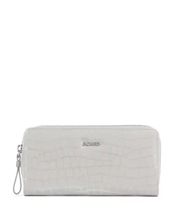 Mermaid Geldbörse fein genarbtes Rindsleder hellgrau