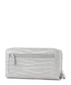 Mermaid Geldbörse fein genarbtes Rindsleder hellgrau