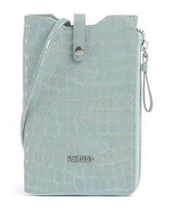 Mermaid Handytasche fein genarbtes Rindsleder mintgrün
