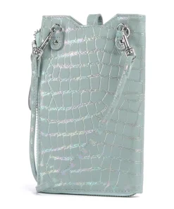 Mermaid Handytasche fein genarbtes Rindsleder mintgrün