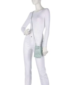 Mermaid Handytasche fein genarbtes Rindsleder mintgrün