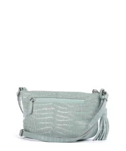 Mermaid Umhängetasche geprägtes Leder mintgrün