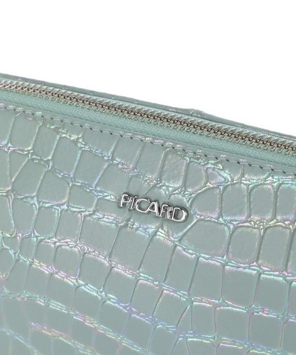 Mermaid Umhängetasche geprägtes Leder mintgrün