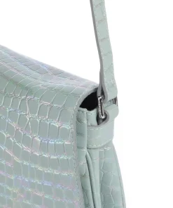 Mermaid Umhängetasche geprägtes Rindsleder mintgrün