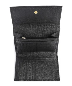 Metallic Lizard RFID Geldbörse geprägtes Rindsleder schwarz