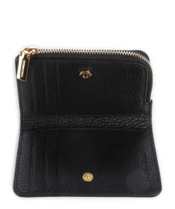 Metallic Lizard RFID Geldbörse geprägtes Rindsleder schwarz