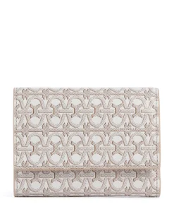 Metallic Monogram Geldbörse Canvas mehrfarbig