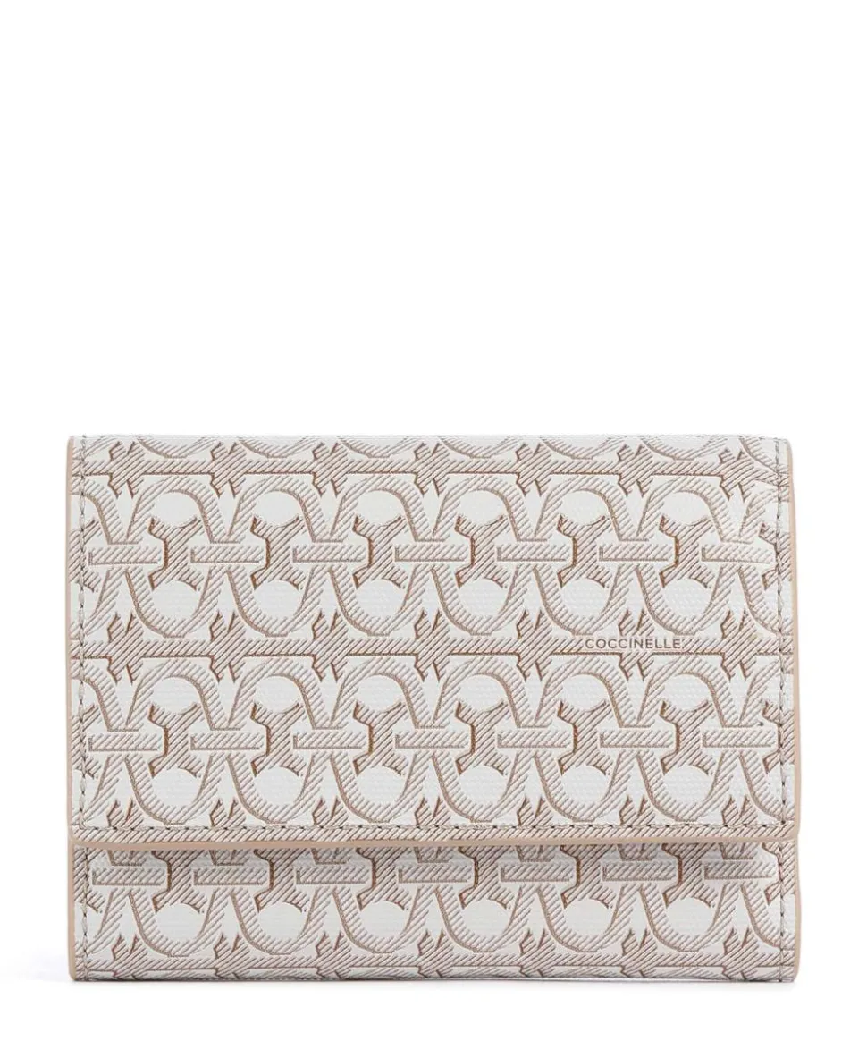 Metallic Monogram Geldbörse Canvas mehrfarbig