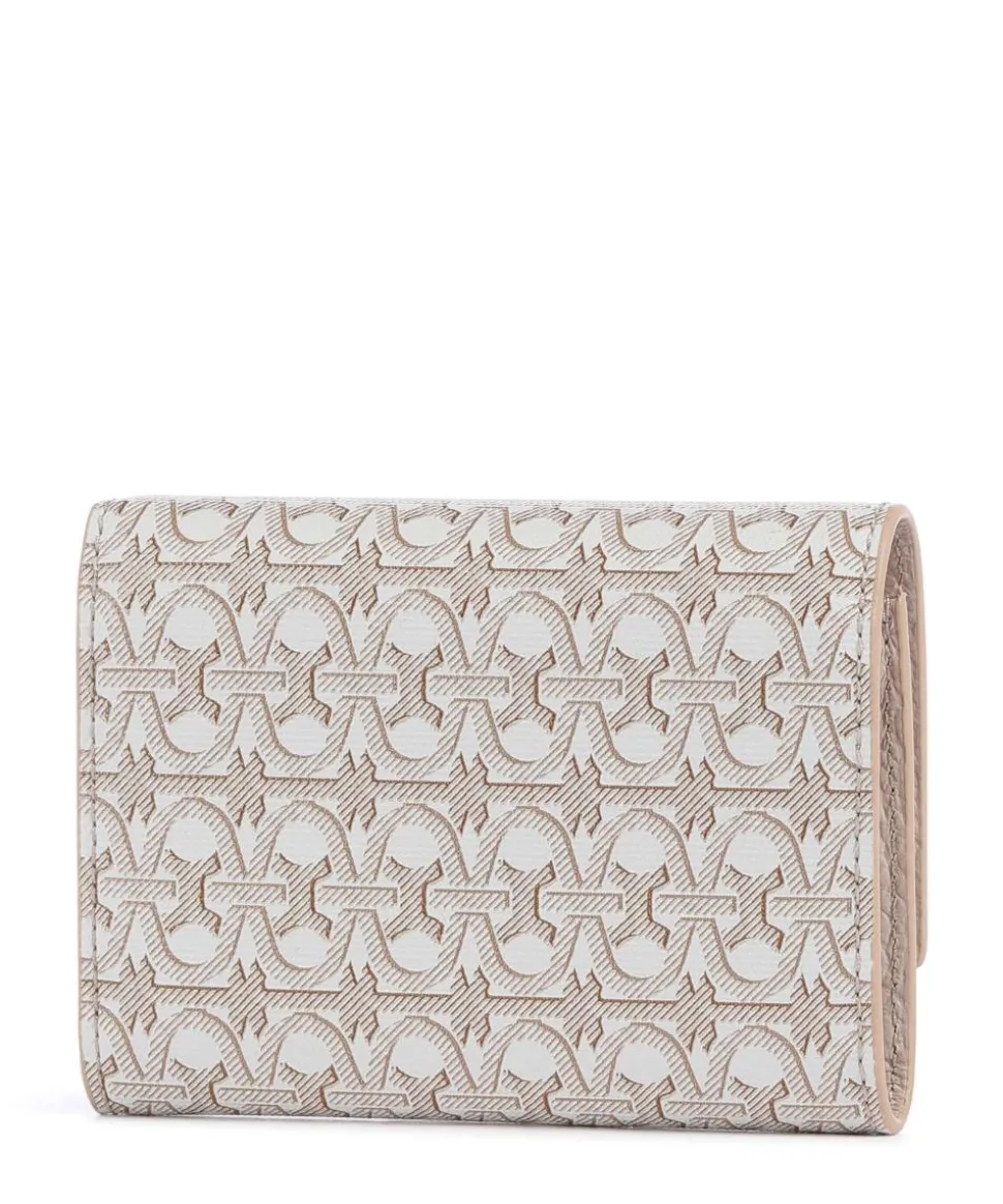 Metallic Monogram Geldbörse Canvas mehrfarbig