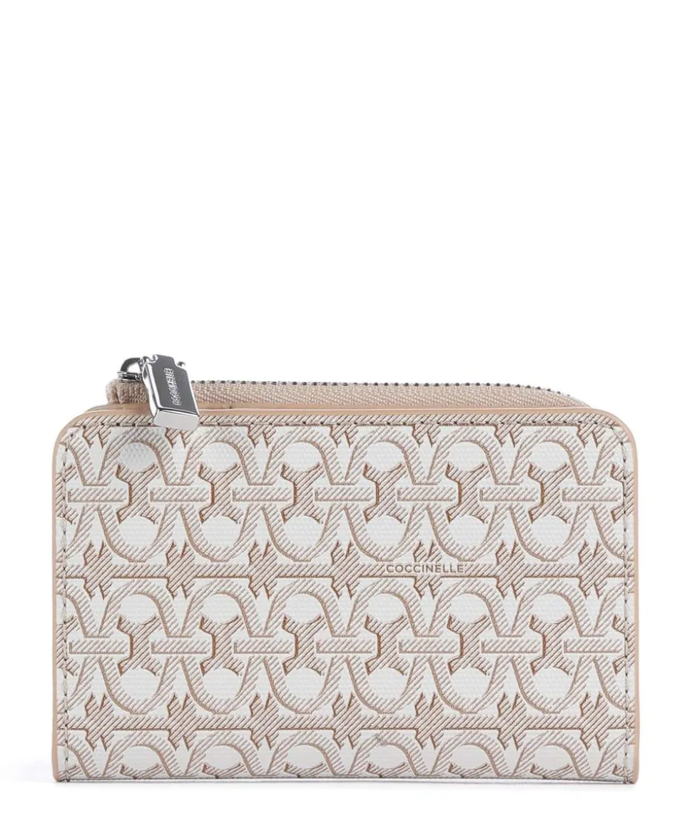 Metallic Monogram Geldbörse Canvas mehrfarbig