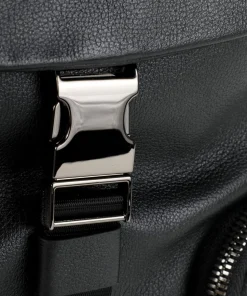 Mezzanine Joan Rucksack 13″ genarbtes Rindsleder schwarz