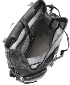 Mezzanine Joan Rucksack 13″ genarbtes Rindsleder schwarz