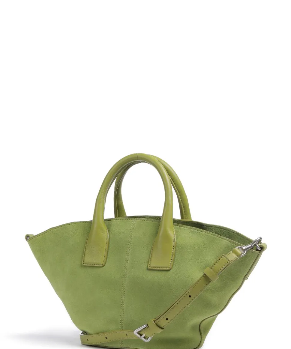 Mica Promo Suede S Handtasche aufgerautes Leder olivgrün
