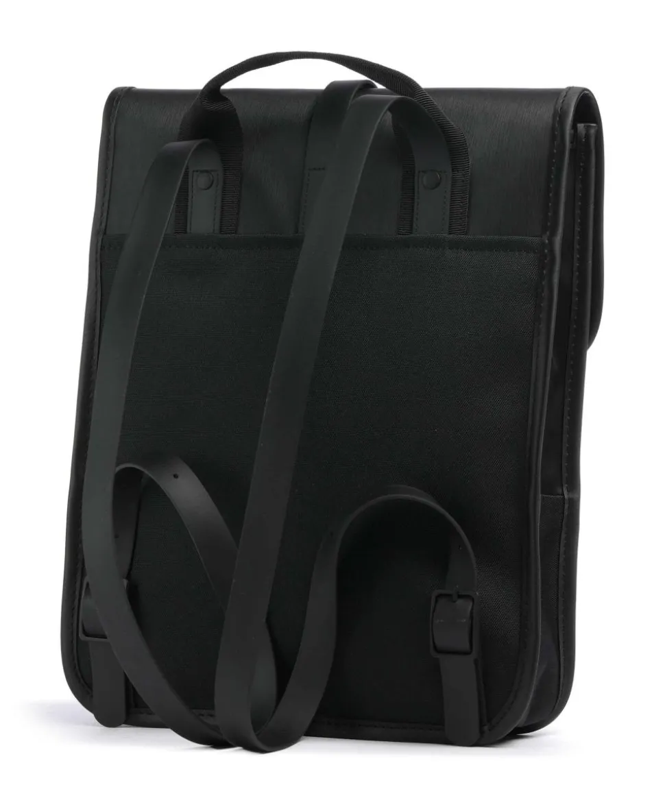 Micro Rucksack Polyurethane, Polyester schwarz