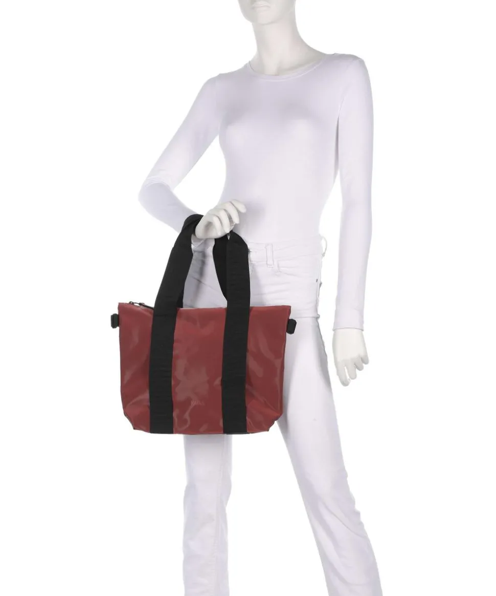 Micro Shopper Polyester, Polyurethane dunkelrot