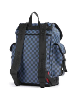 Midnight Check Rucksack 13″ Kunststoff blau
