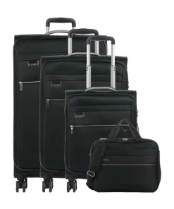 Miigo 4-Rollen Trolley Set schwarz 4-tlg.